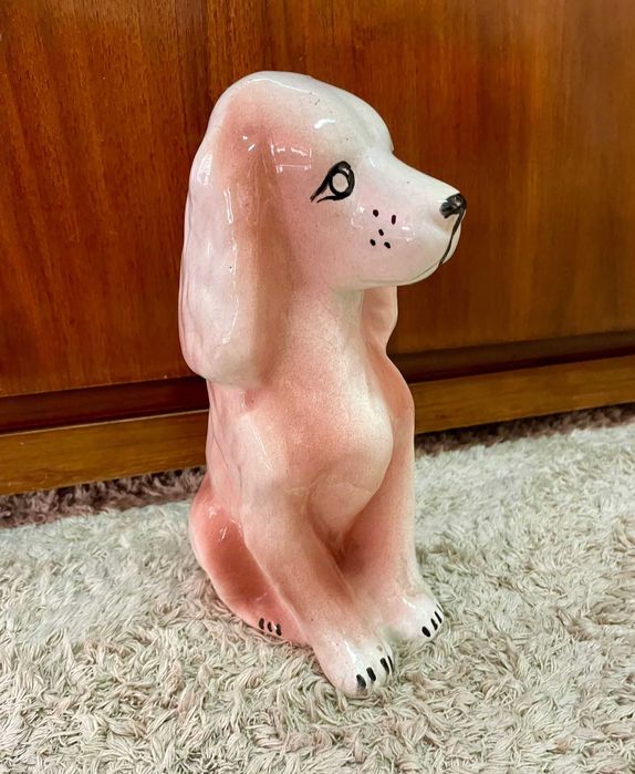 Cães de loiça, antigos, em cerâmica, porcelana e outros