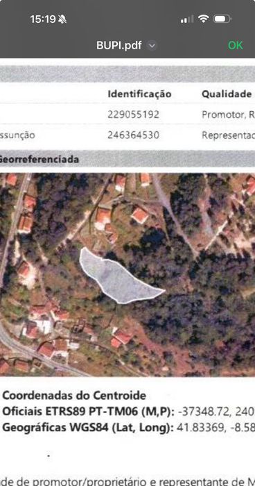 Terreno com Ruína Ponte de Lima