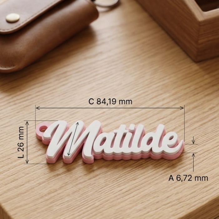 Porta-Chaves Personalizado em Relevo