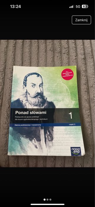 jezyk polski klasa 1 czesc 2 rozszerzenie ponad slowami nowa era
