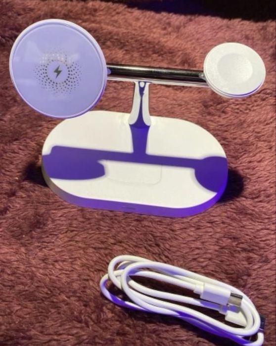 Ladowarka indukcijna  bezpszewodowa 3w1 DO MAGSAFE  IPHONE APPLE