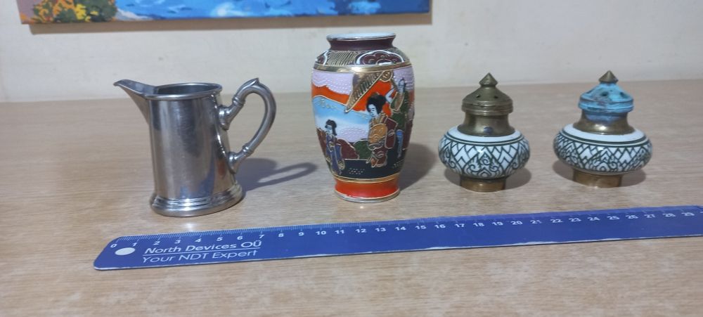 Соусник/молочник , часів ДСВ, японська вазочка 50-х років, сільнички