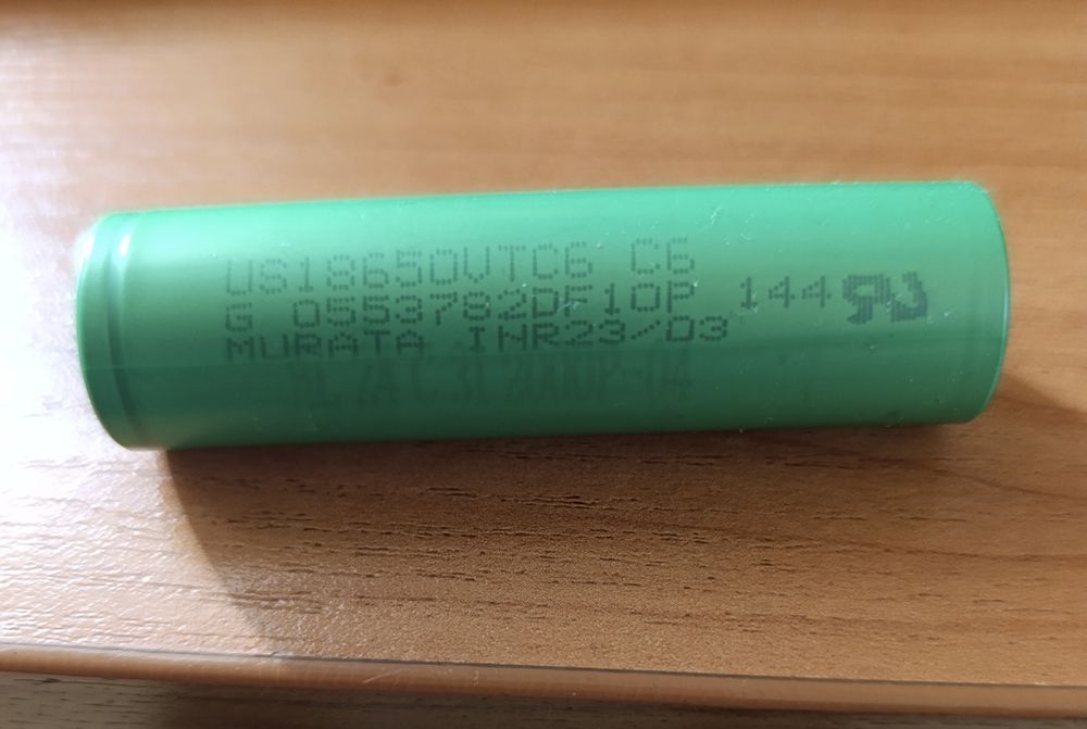 Акумулятор 18650 Li-Ion Sony US18650V3 мА·год: 2500