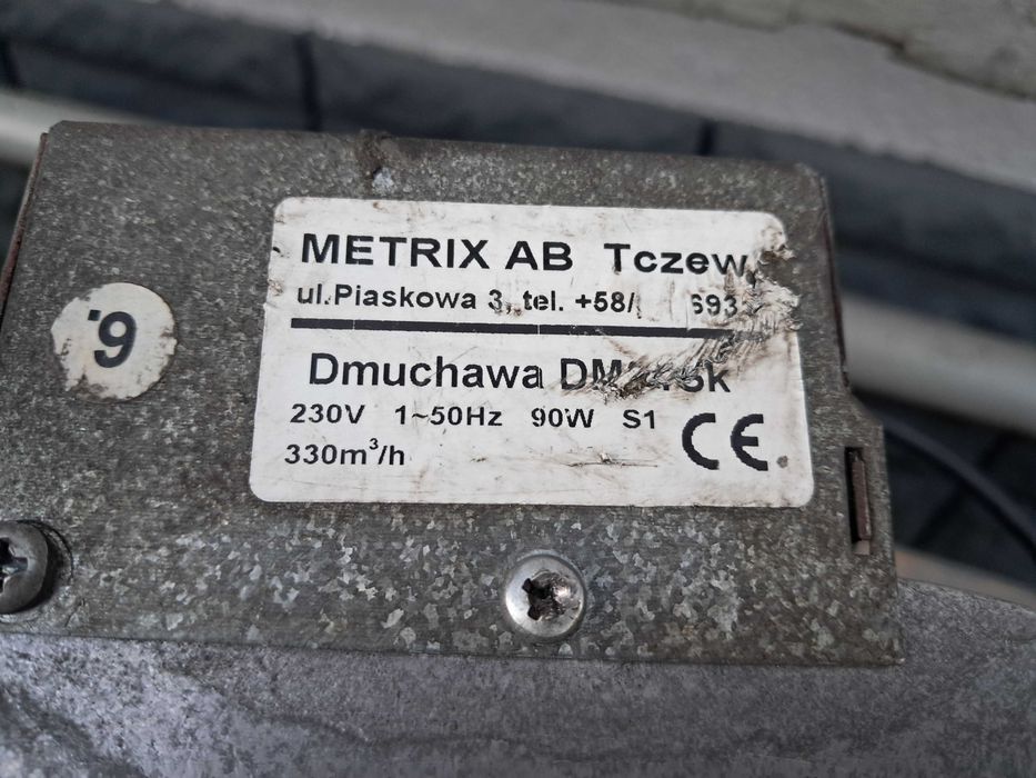Dmuchawa,wentylator do pieca, kotła c.o. Możliwość wysyłki