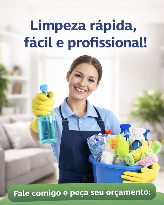 Cuidadora de idosos e Servicos limpeza