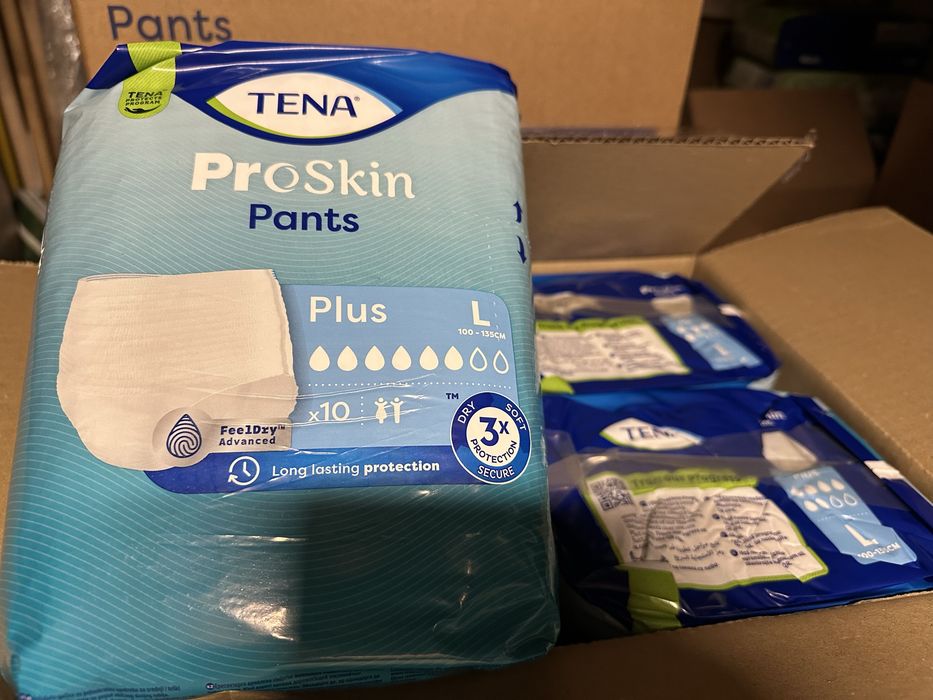 Majtki chłonne Tena pants plus L (180 szt)