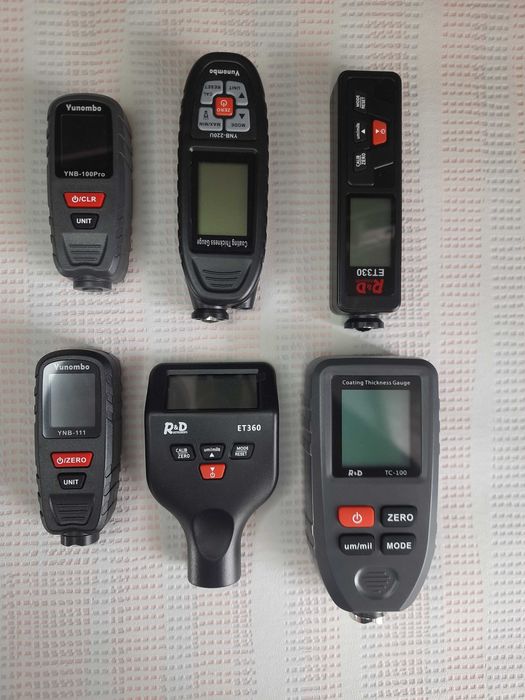 Товщіномір   фарби R&D ET360 + Zinc  Толщиномер