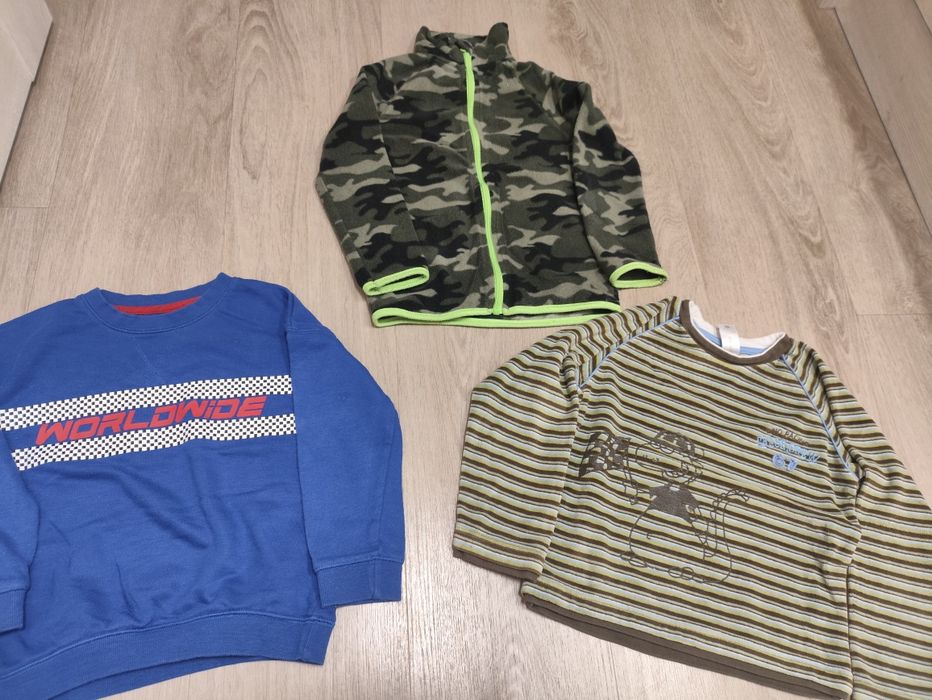 Paka dla chłopca rozm 110, kurtka zimowa,bluzy,spodnie inne