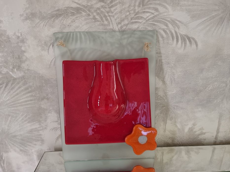 Jarra de Pendurar Artesanal em Vidro