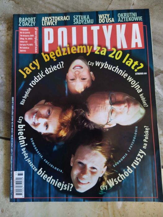 Tygodnik Polityka  nr 33 z 2003 roku