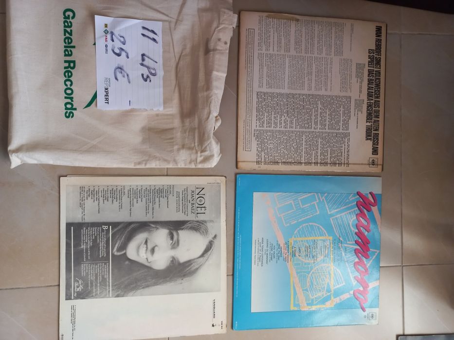 11x Lps discos em vinil onda choc