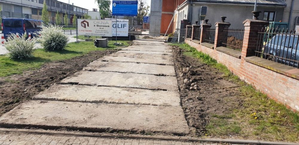 Budowa dróg dojazdowych, utwardzenie dróg, gruz na drogi