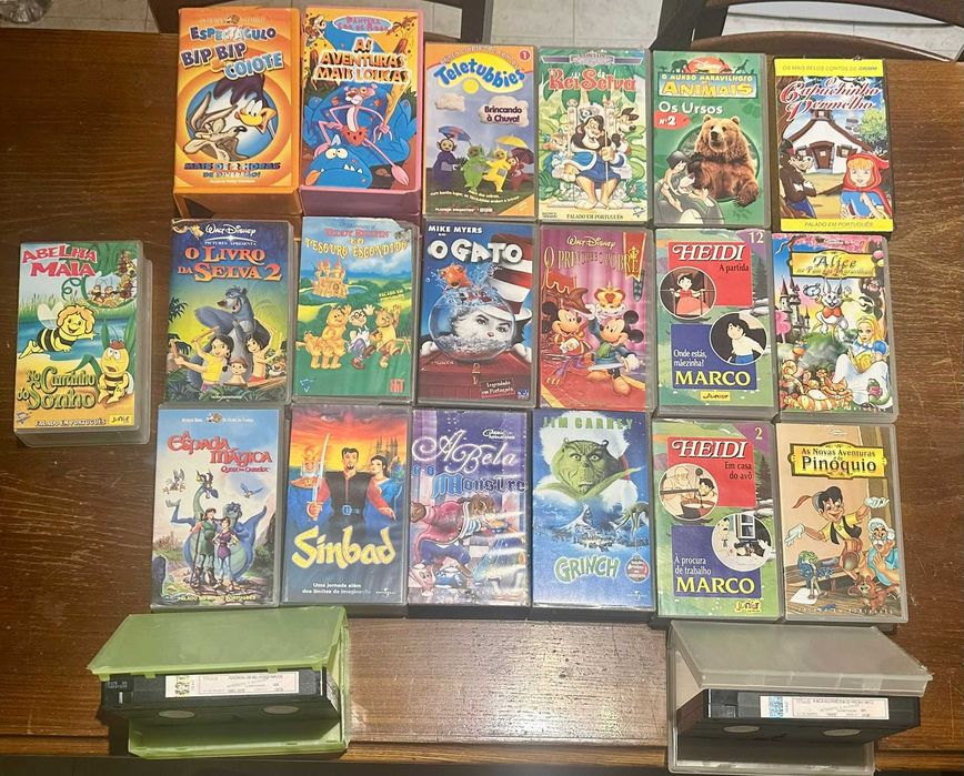 Coleção CassetesVHS - Histórias Infantis Clássicas - Desenhos Animados