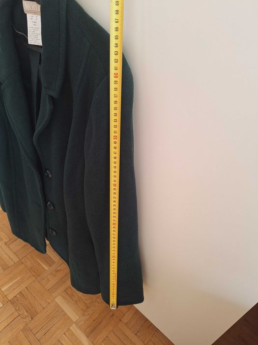 Płaszczyk wełninay butelkowy