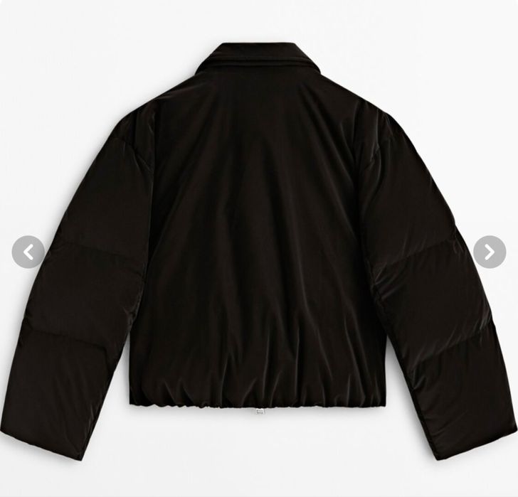 Терміново! куртка з коміром пуфер пуховик Massimo dutti