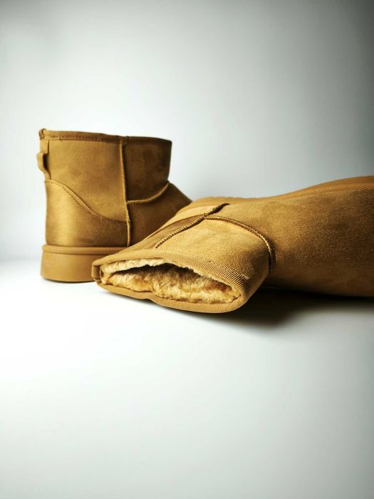 Zimowa wyprzedaż buty śniegowce botki brąz camel nowe 39
