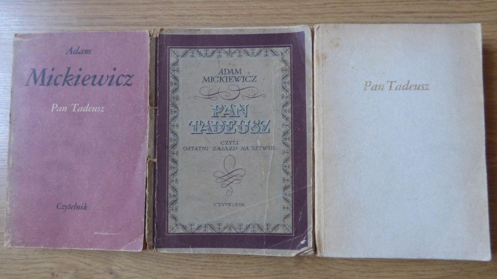 Książki klasyka: Pan Tadeusz - A. Mickiewicz