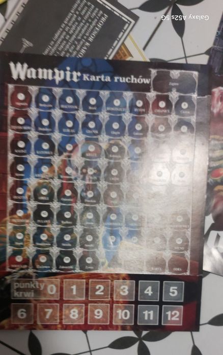 Wampir Sfera gra planszowa