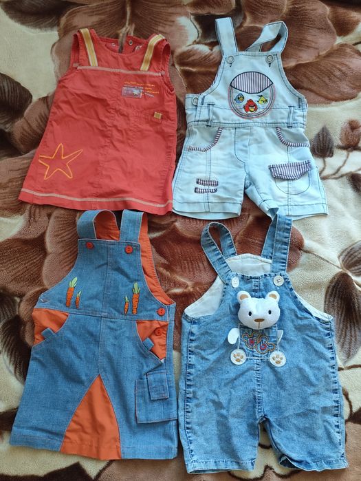 Футболка/шорти/сарафан на дівчинку розмір 80-86, +сукня святкова дитяч