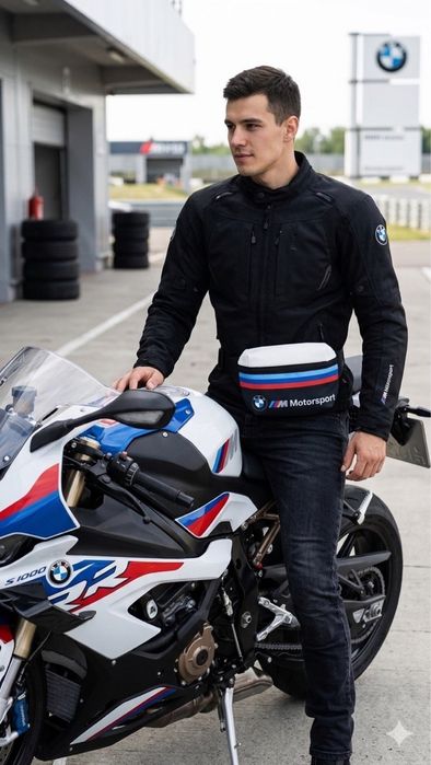 Сумка поясная бананка BMW