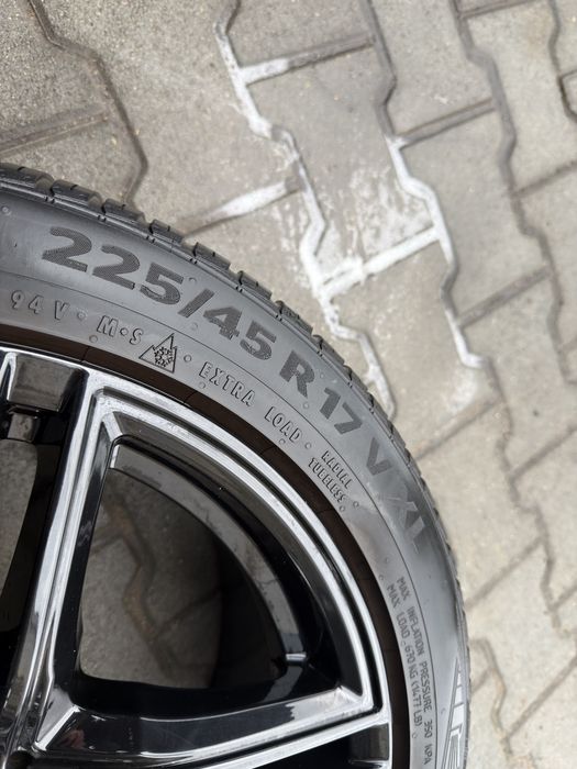 Felgi alufelgi koła Borbet 17 cali 5x120 7.5j et35 opony BMW e90 e91 e92 e46 e36 itp