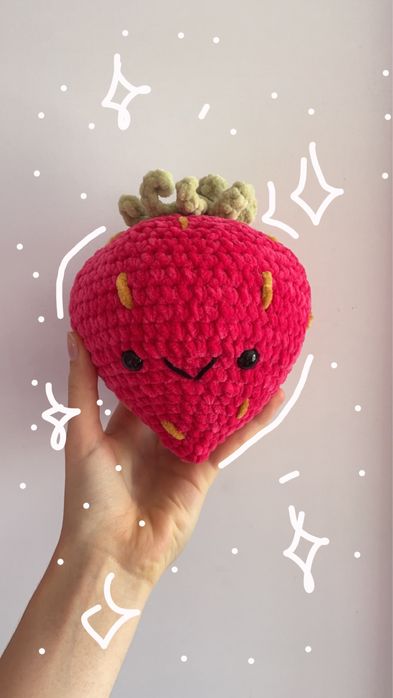 truskawka na szydełku