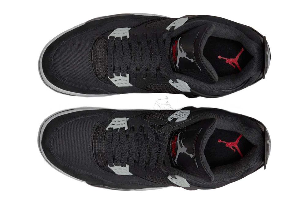 Nike AIR JORDAN 4 Black Canvas – Buty | DH7138–006
