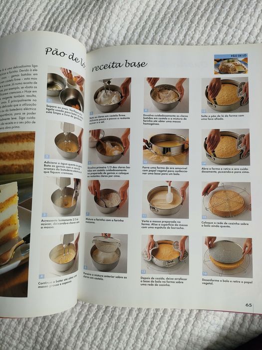 Livro de Pastelaria.Bolos,Tartes, Bolachas.