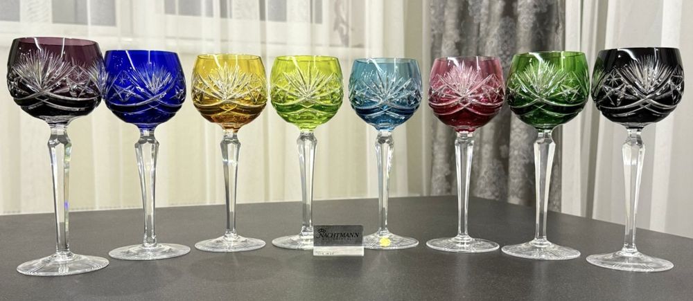 Хрустальные фужеры для вина Nachtmann серия 124 GDR Германия