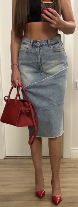 Юбка джинсовая balenciag