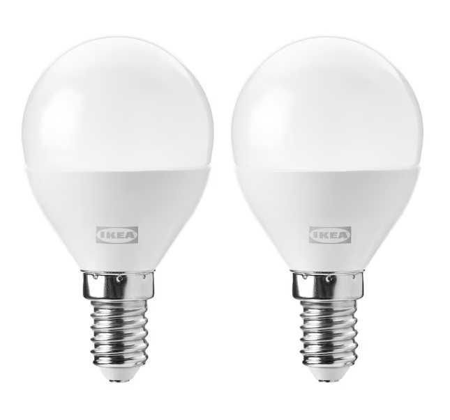 IKEA SOLHETTA Żarówka LED 806 lum kula E14