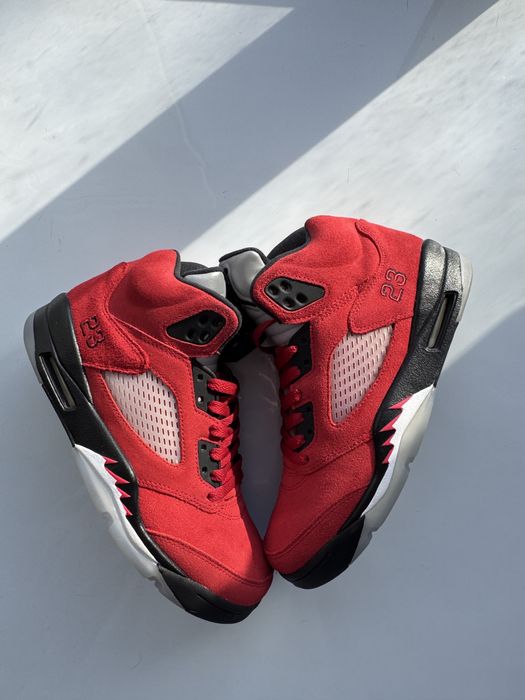 Кросівки Nike Air Jordan 5 Retro Raging Bull Red (2021)