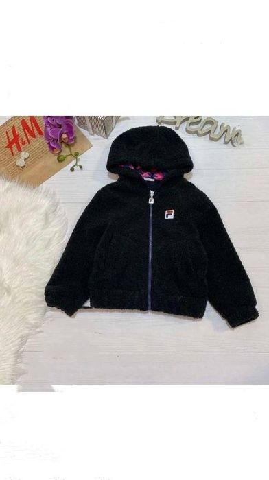 Тепла кофта, шерпа (teddy) на замку Fila