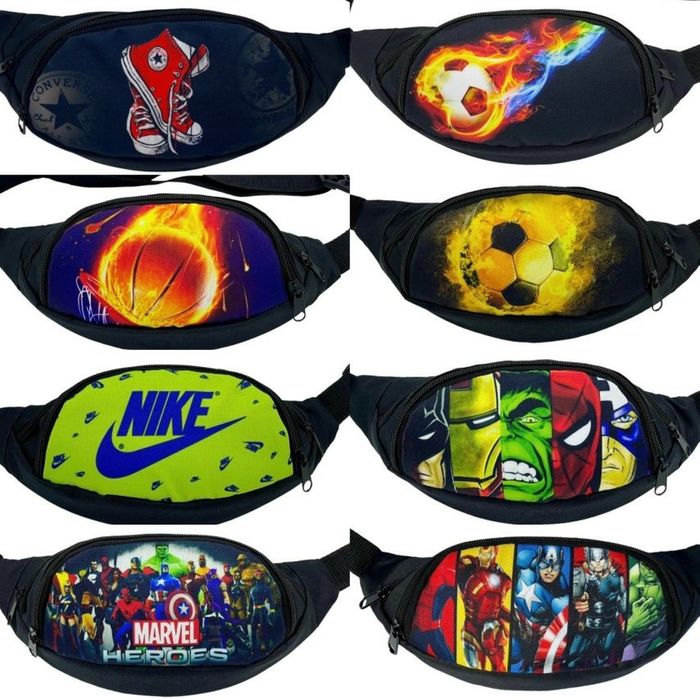 Бананка дитяча із малюнком популярних героїв серіалів та ігор