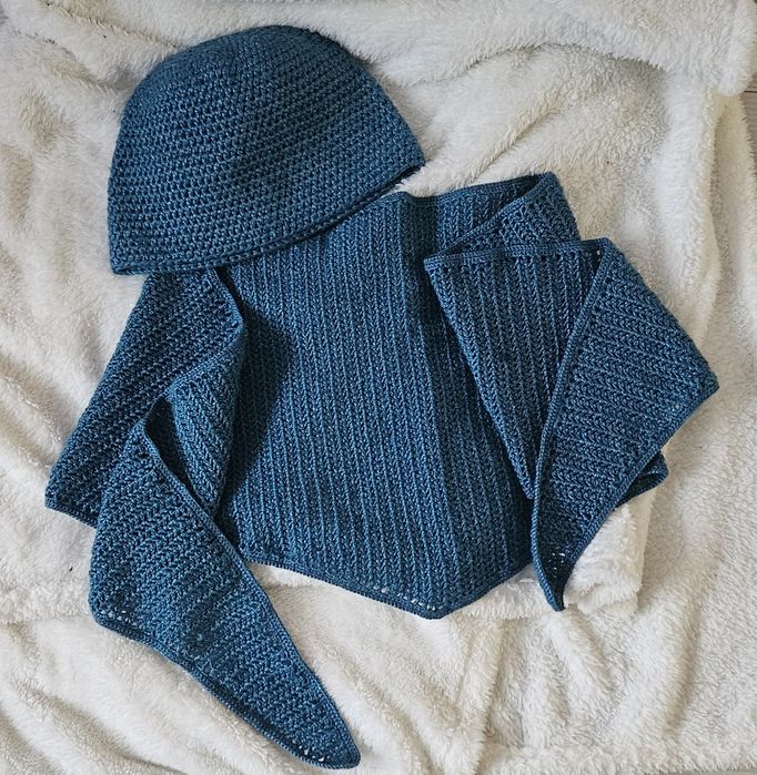Zestaw czapka + chusta