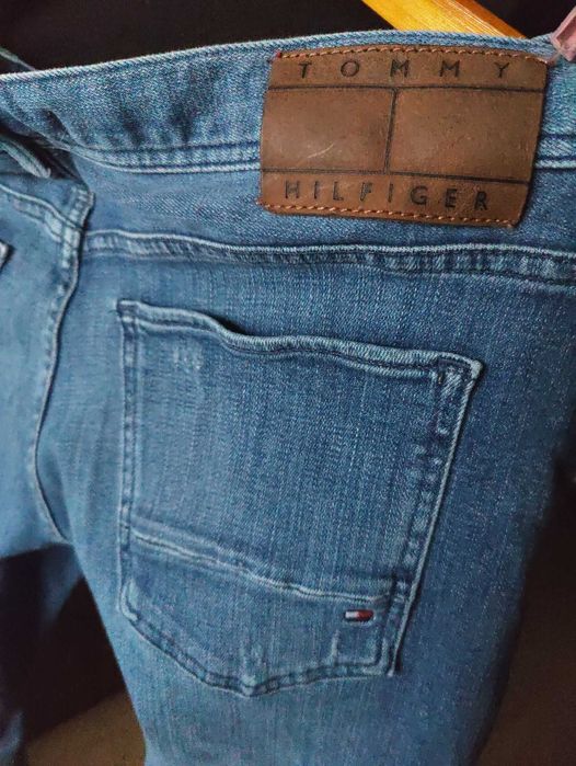 Джинсы Tommy Hilfiger jeans USA w34 stretch blue.