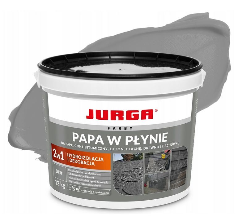 Jurga Papa W Płynie Uniwersalna Wodoodporna Farba Na Dach Ogrodzenia S