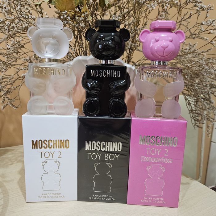 ДУХИ ПАРФУМ жіночий Moschino Toy 100 мл (білий, рожевий, чорний)