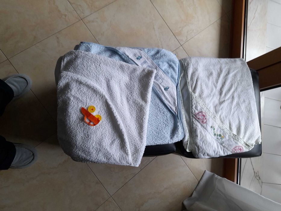 Conjunto de  toalhas para bebe