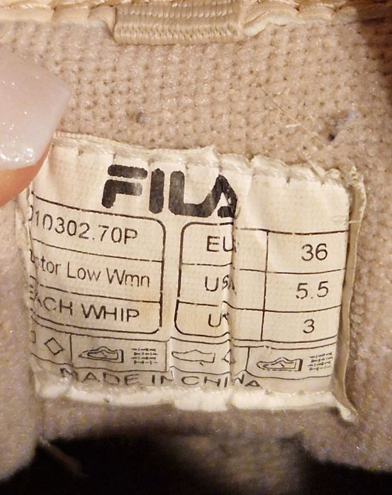 Fila buty pudrowy róż 36