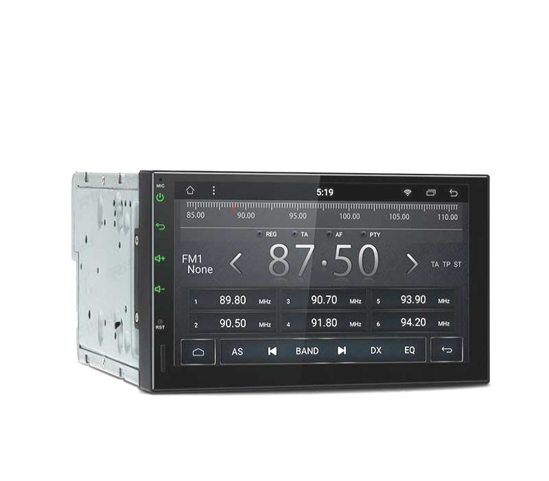 AUTO RÁDIO 7" ANDROID 8.1 OCTA-CORE 2DIN MULTIMEDIA ECRA CURVO