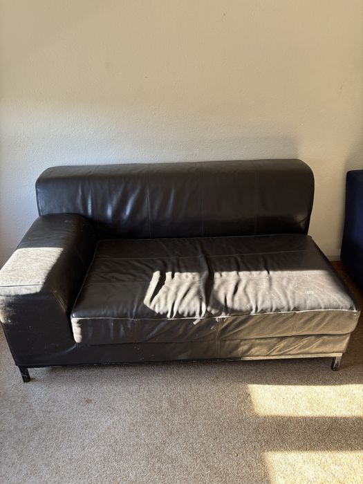 Sofa em pele em bom estado