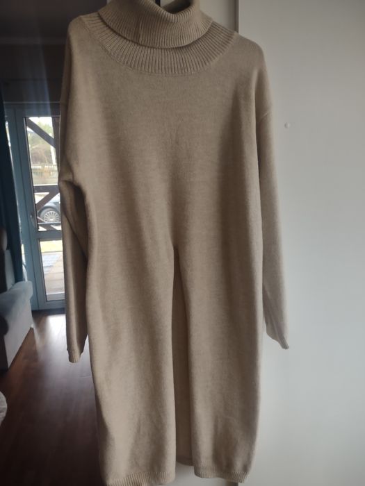 Golf długi nowy wełniano akrylowy