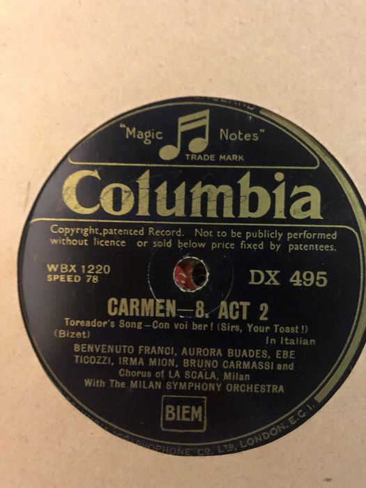 Discos de Gramofone (musica classica)