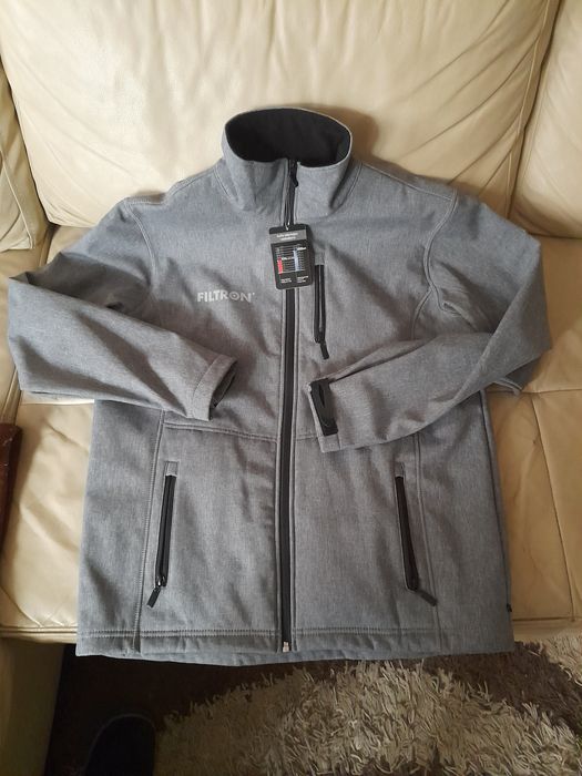 Szara kurtka typu Softshell marki PromoStars