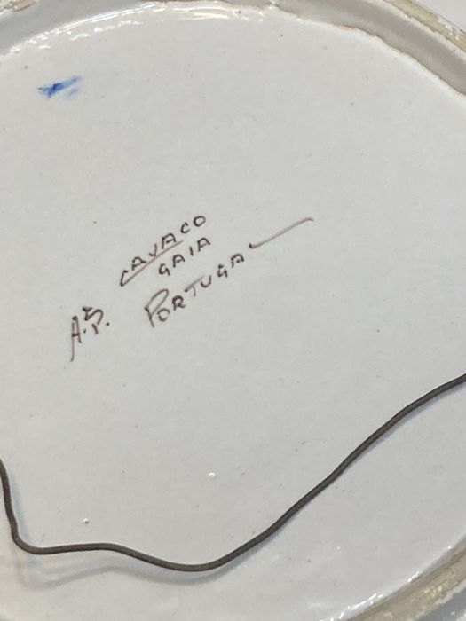 Pratão falante em faiança Cavaco