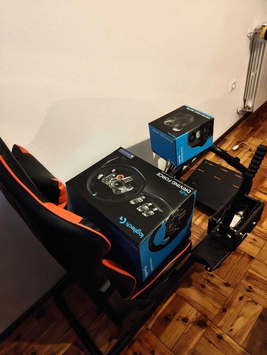 Volante Logitech G29 + Manete Mudanças + Cockpit (Vendo Separado ou Conjunto Completo)