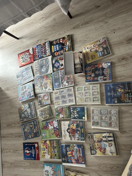 Karty piłkarskie panini i topps ponad 20 albumów!!