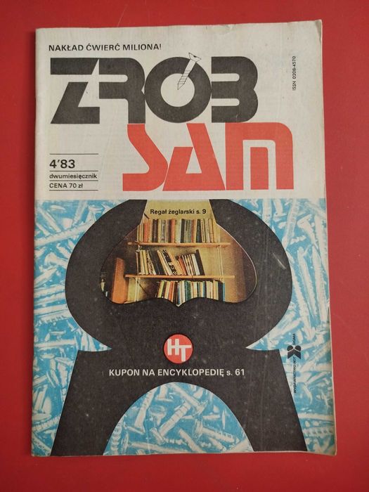 Zrób sam 1983, 4'83, Horyzonty Techniki, regał żeglarski