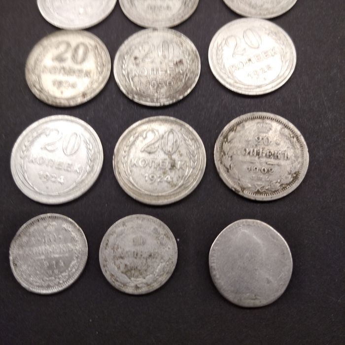 Srebro monety + złom